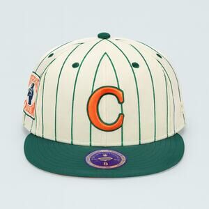 EBBETS Carrots Arlington Heights Pinstripe Fitted Baseball Hat Sz 8